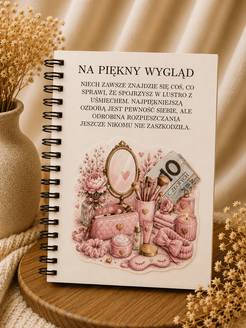 Album A5/A4 na 18 urodziny Écru - 18 stron + okładka + zakończenie