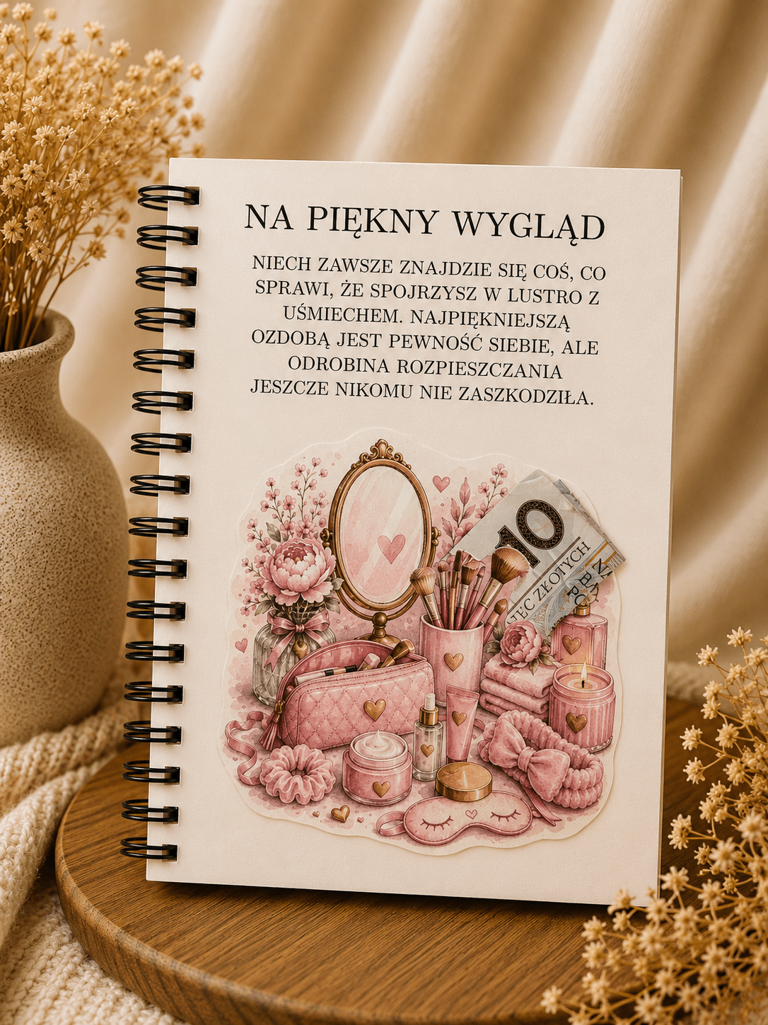 Album A5/A4 na 18 urodziny Écru - 18 stron + okładka + zakończenie