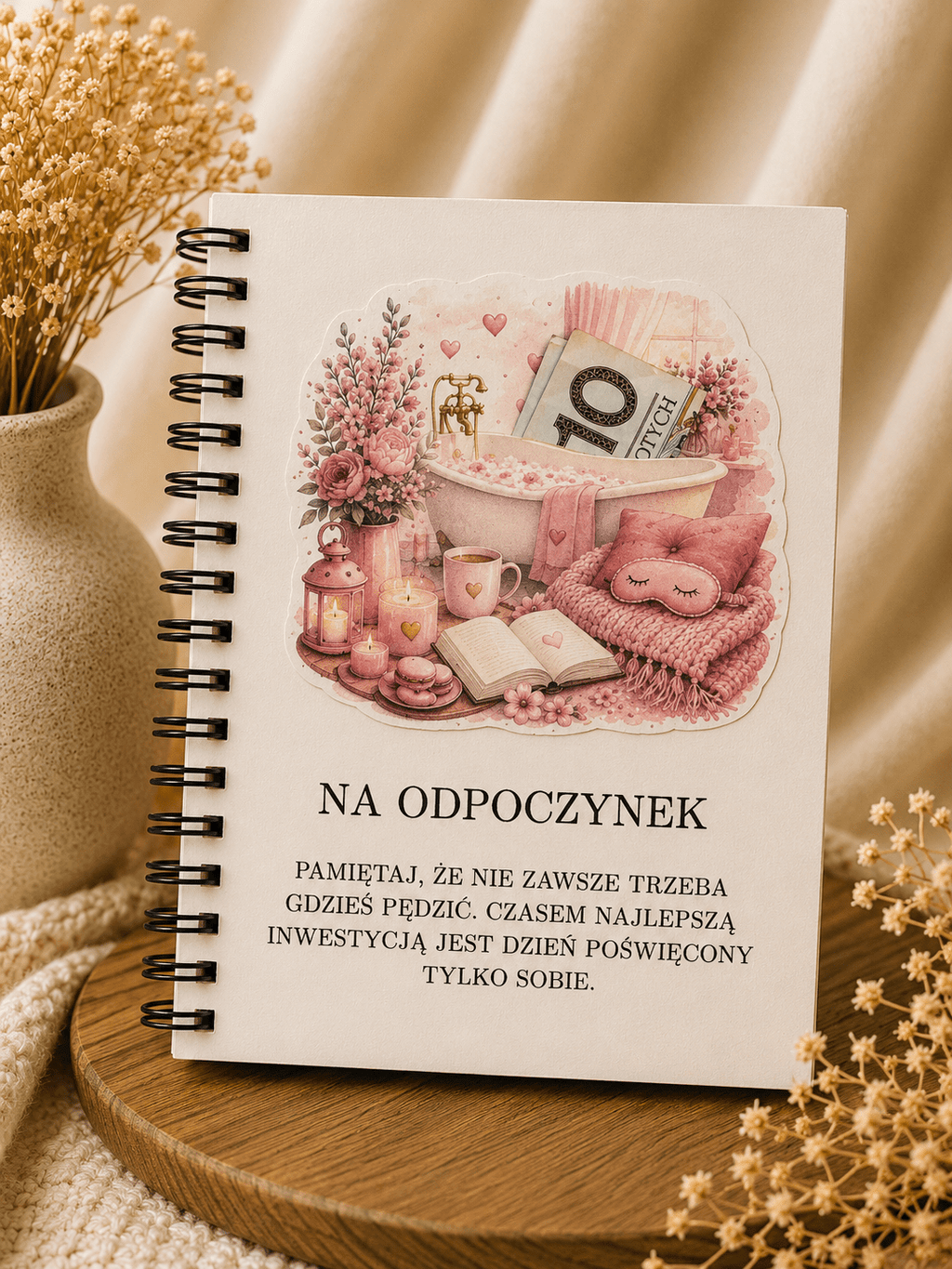 Album A5/A4 na 18 urodziny Écru - 18 stron + okładka + zakończenie