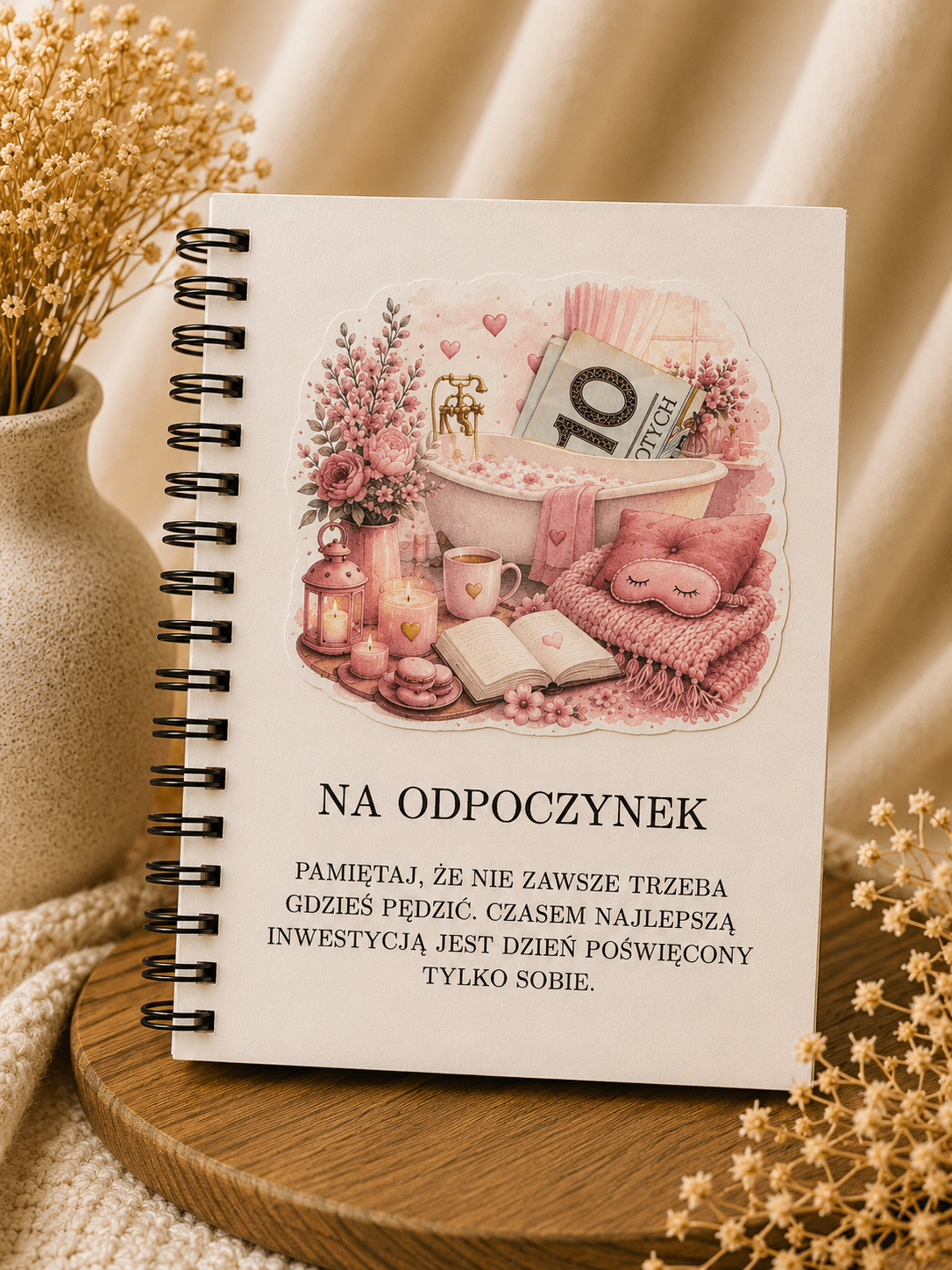 Album A5/A4 na 18 urodziny Écru - 18 stron + okładka + zakończenie