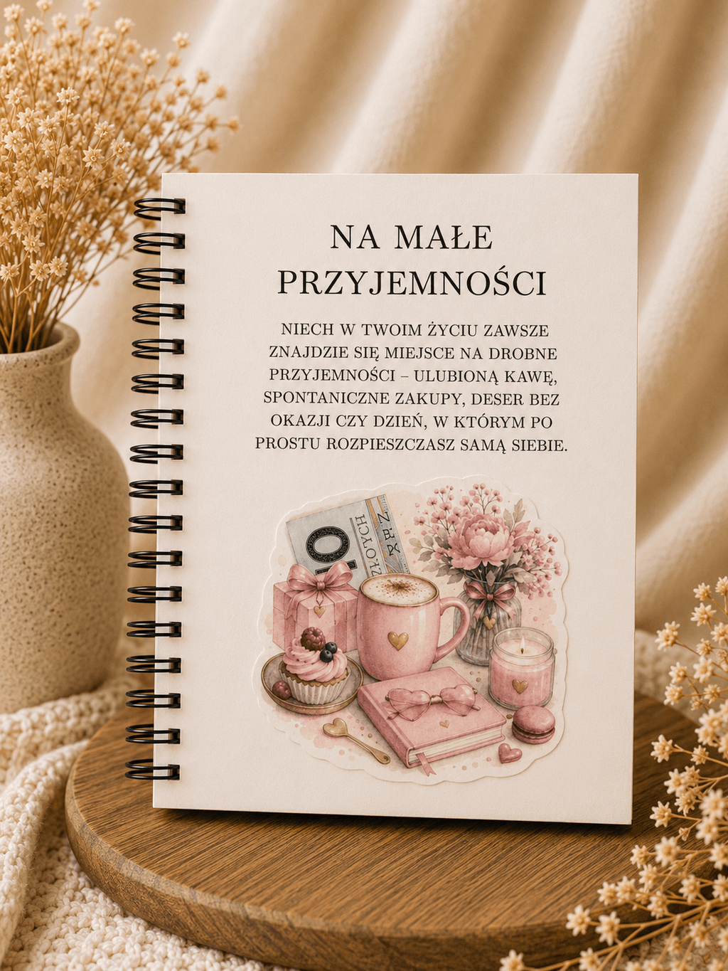 Album A5/A4 na 18 urodziny Écru - 18 stron + okładka + zakończenie