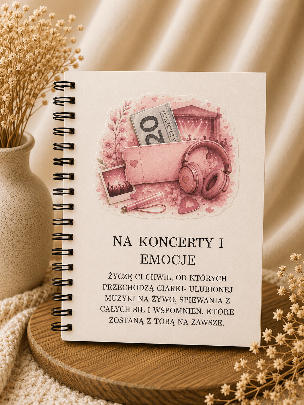 Album A5/A4 na 18 urodziny Écru - 18 stron + okładka + zakończenie