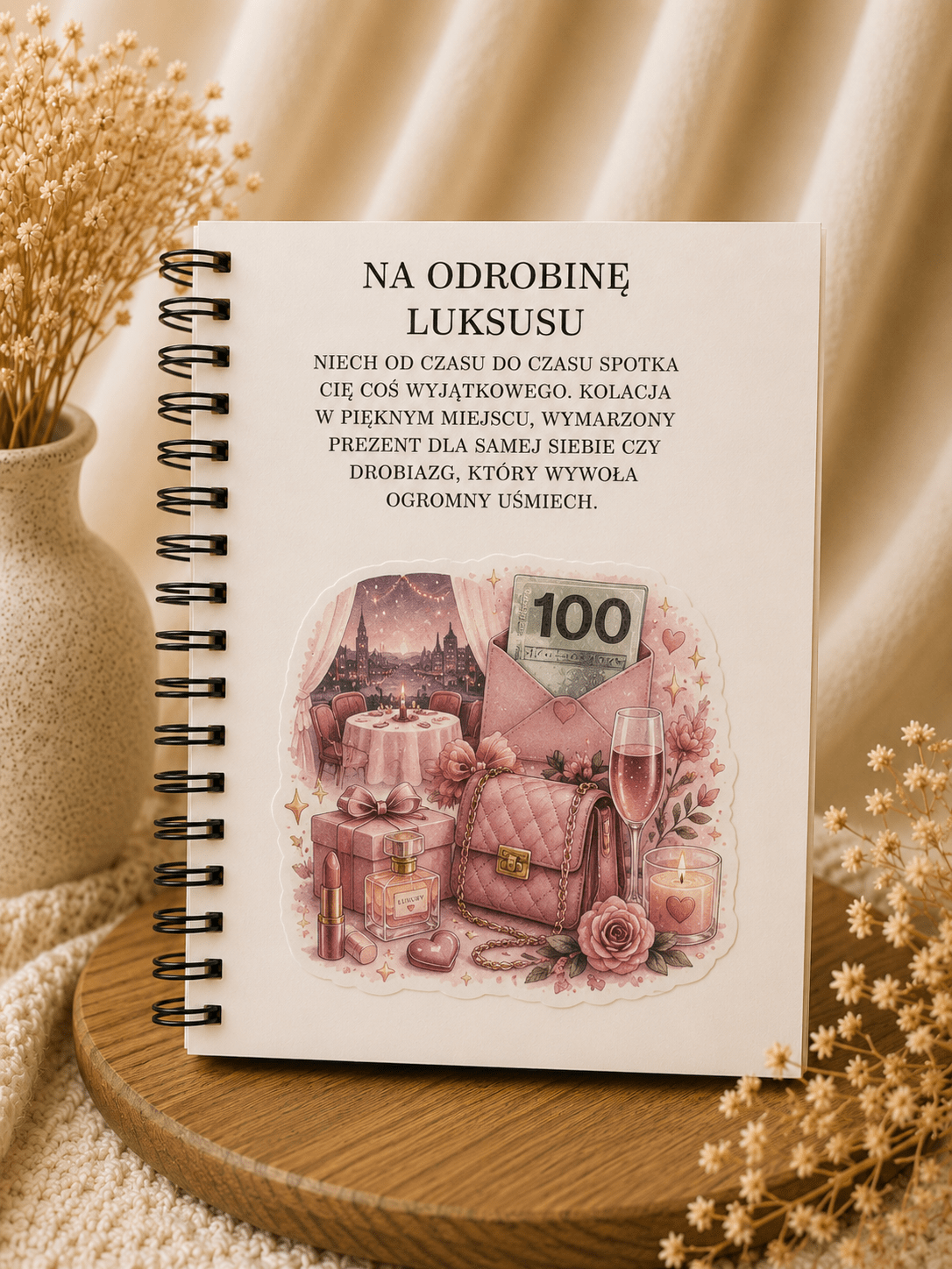Album A5/A4 na 18 urodziny Écru - 18 stron + okładka + zakończenie