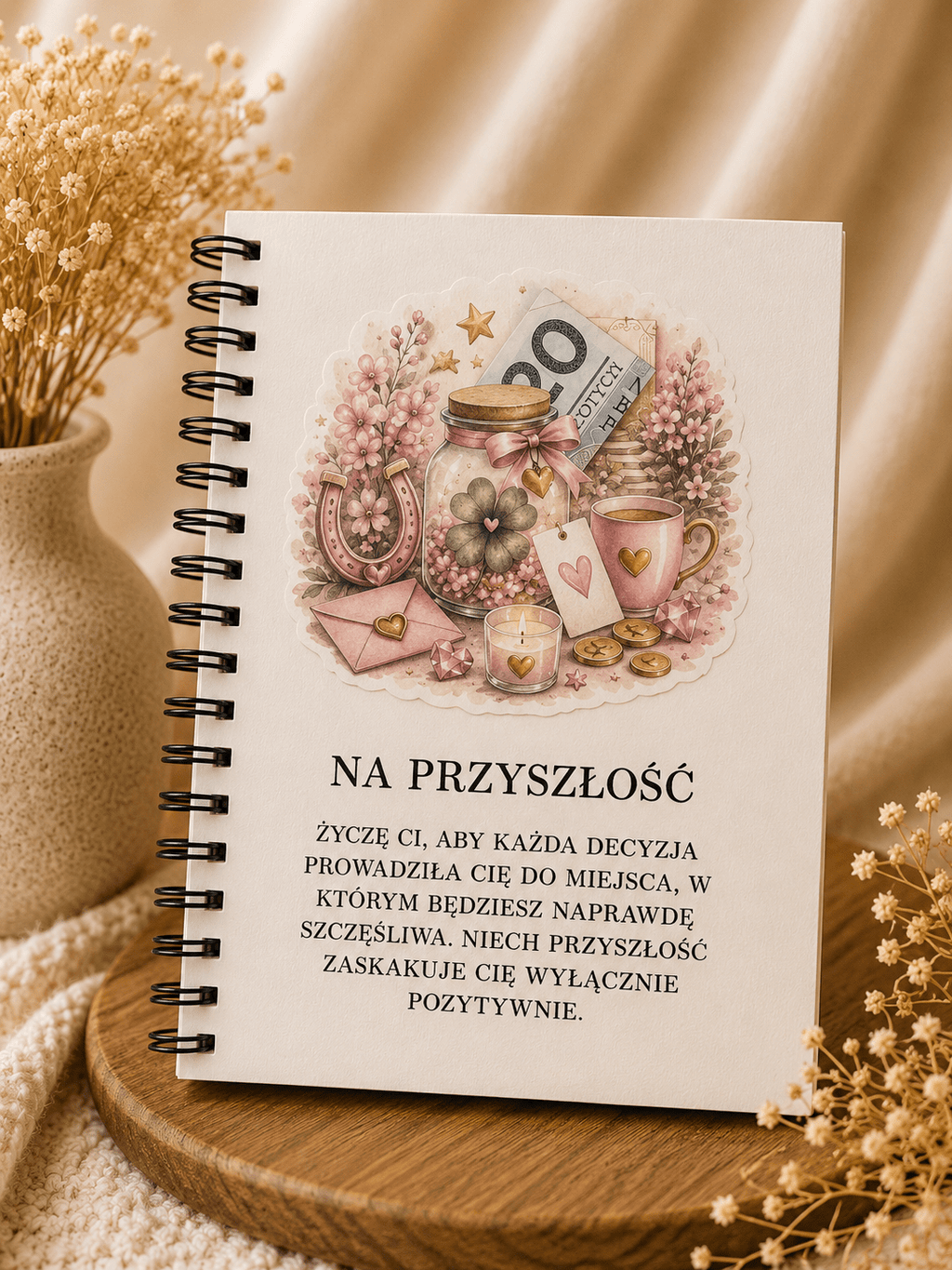 Album A5/A4 na 18 urodziny Écru - 18 stron + okładka + zakończenie