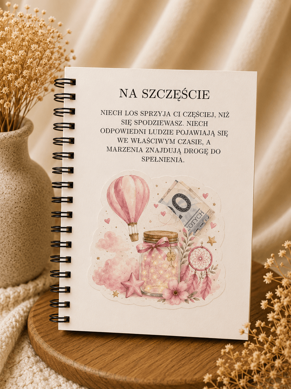 Album A5/A4 na 18 urodziny Écru - 18 stron + okładka + zakończenie