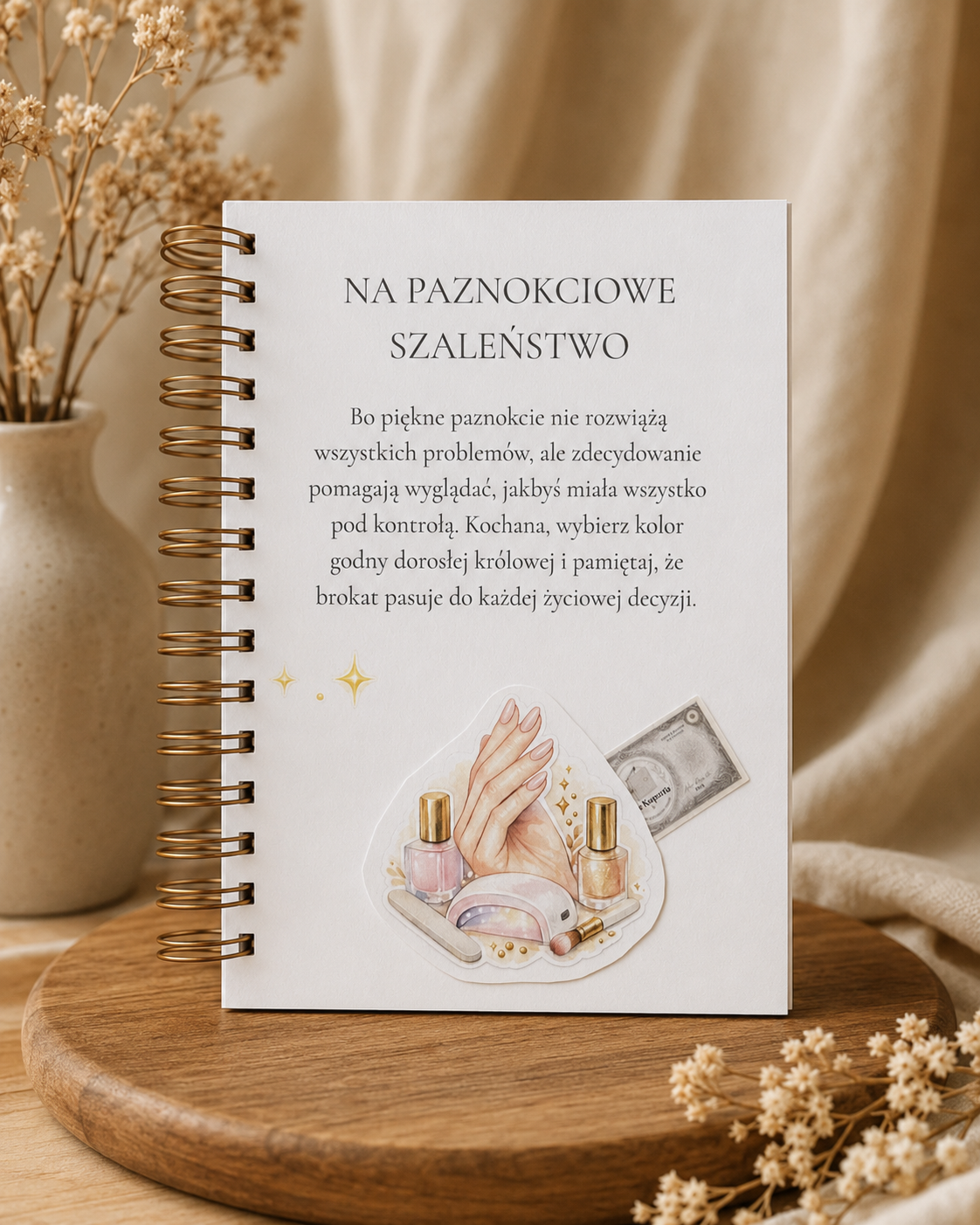 9  stron Album na urodziny dla psiapsi Écru A5/A4