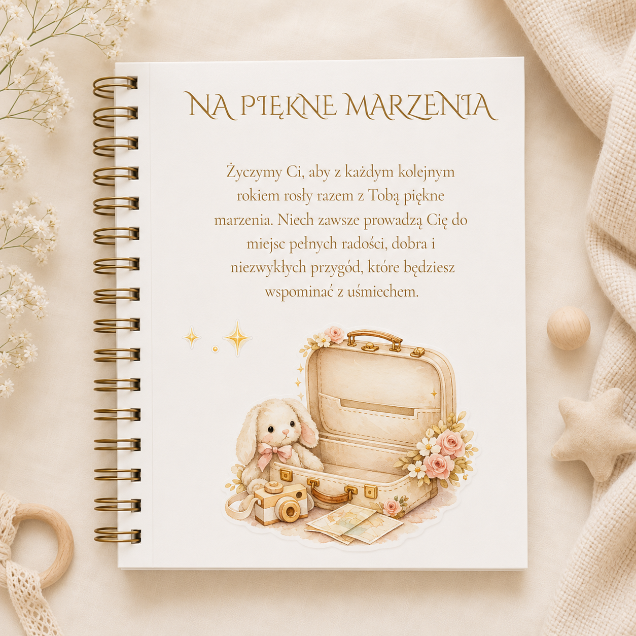 6 stron Album na urodziny dla chłopca/dziewczynki A5/A4
