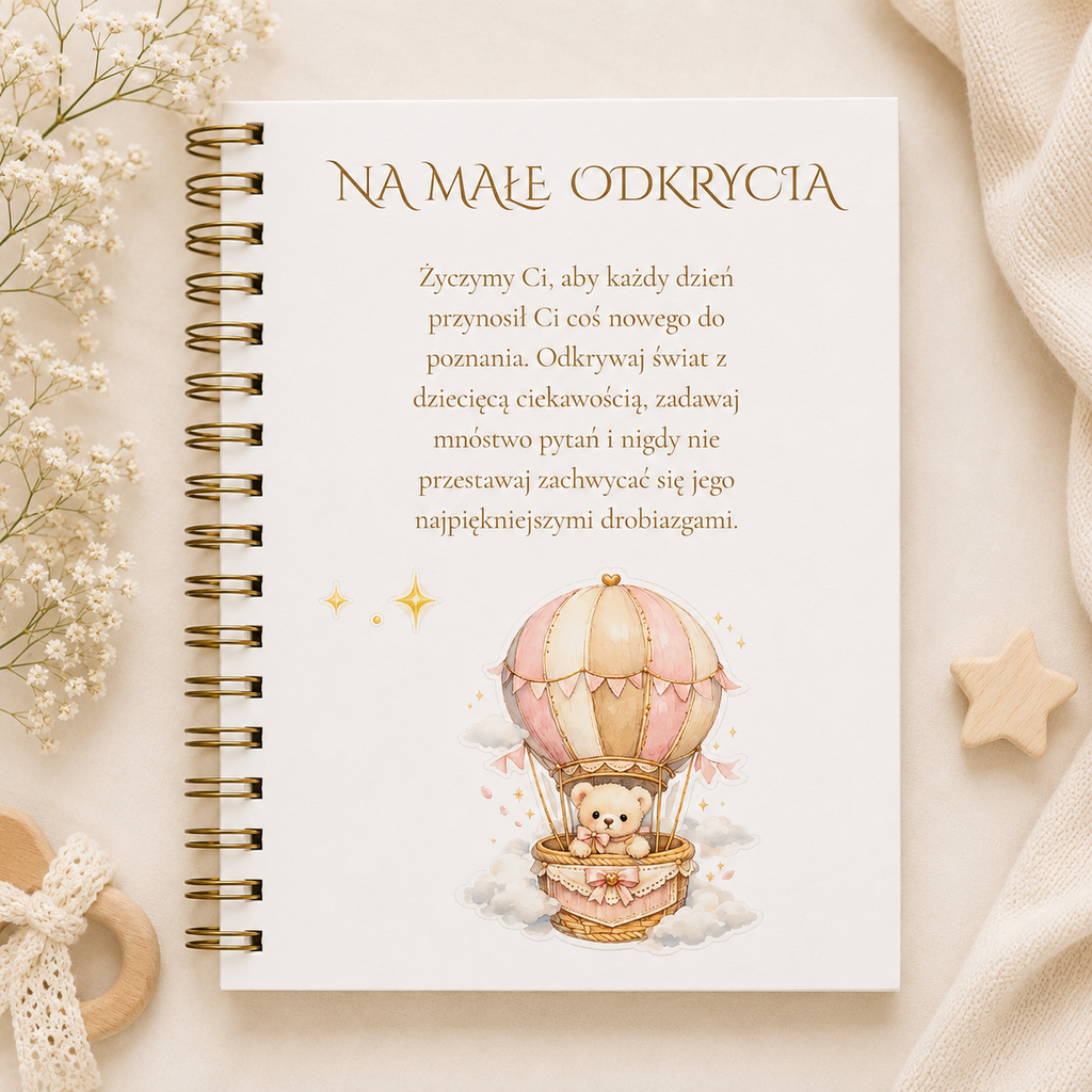 6 stron Album na urodziny dla chłopca/dziewczynki A5/A4