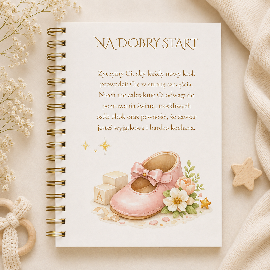 6 stron Album na urodziny dla chłopca/dziewczynki A5/A4