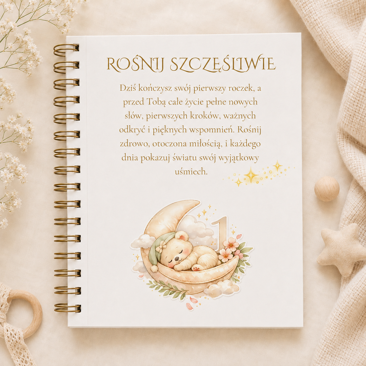 6 stron Album na urodziny dla chłopca/dziewczynki A5/A4