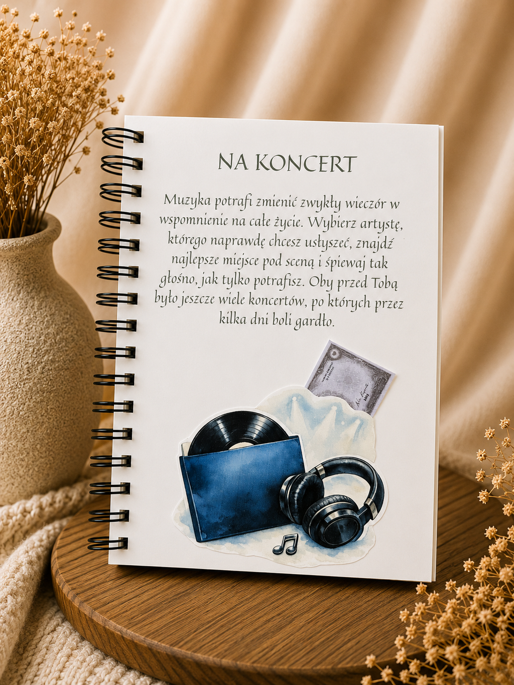 Album A5/A4 na 18 urodziny dla niego Écru - 18 stron + okładka + zakończenie