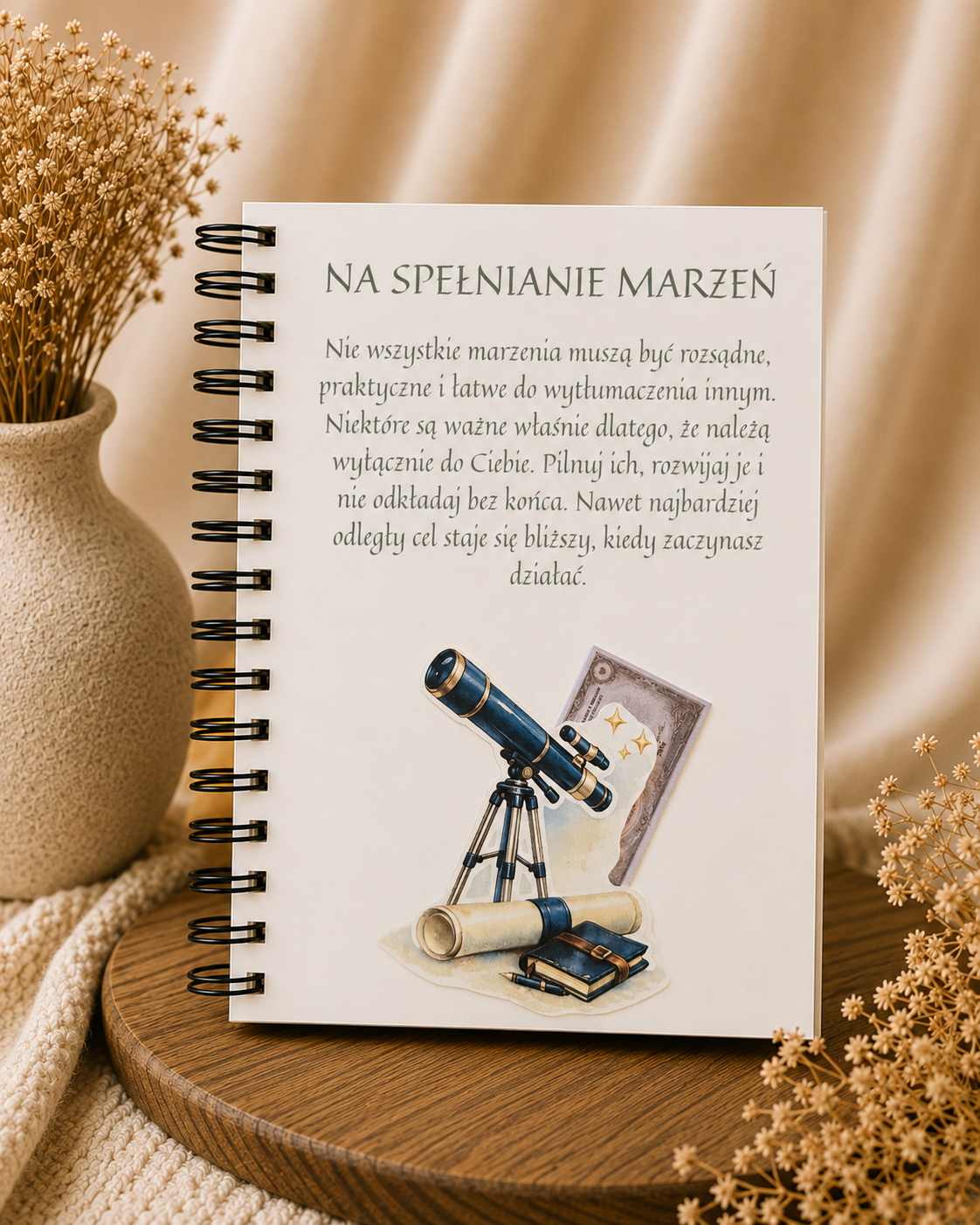 Album A5/A4 na 18 urodziny dla niego Écru - 18 stron + okładka + zakończenie
