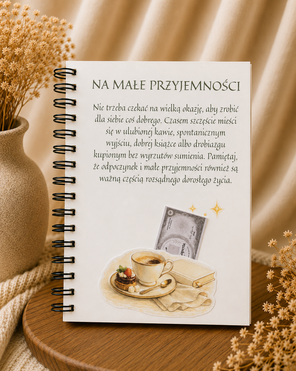 Album A5/A4 na 18 urodziny dla niego Écru - 18 stron + okładka + zakończenie