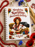 8 stron Album na urodziny dla Słowiańskiej Dziewczyny Écru A5/A4